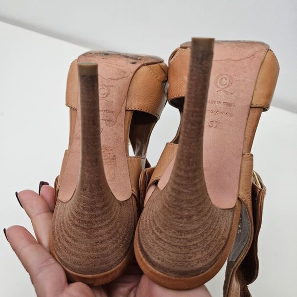 Alexander McQueen Faithfull Biker Stiletto Heels Skull Zippers Sz 6.5 US/ 37 EUR - Picture 13 of 16